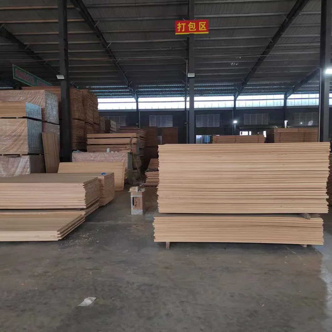 Poplar Panel Paint-Free Solid Wood Straight Panel Building Materials Ecological Board